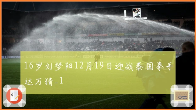 16岁刘梦阳12月19日迎战泰国拳手达万猜_1